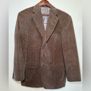 Joseph Abboud Corduroy Blazer Jacket brown size 40 S